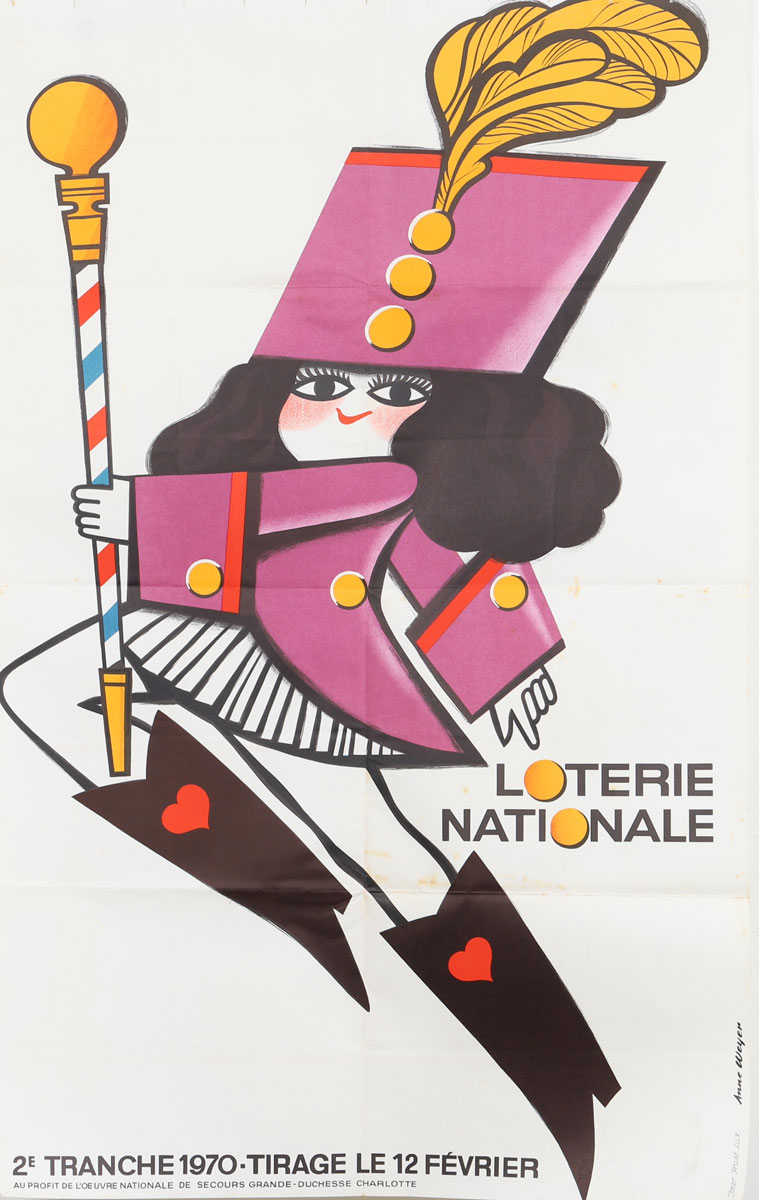 Affiche Loterie Nationale - Luxembourg