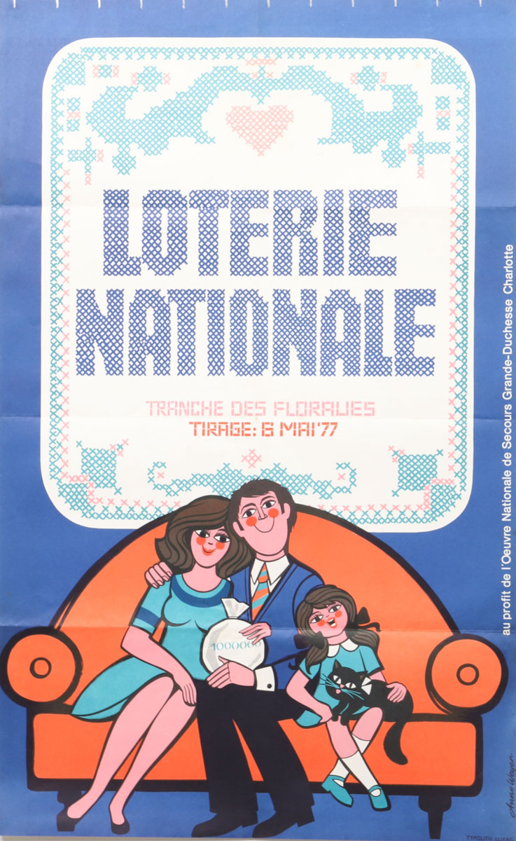 National Lottery Poster - Luxembourg