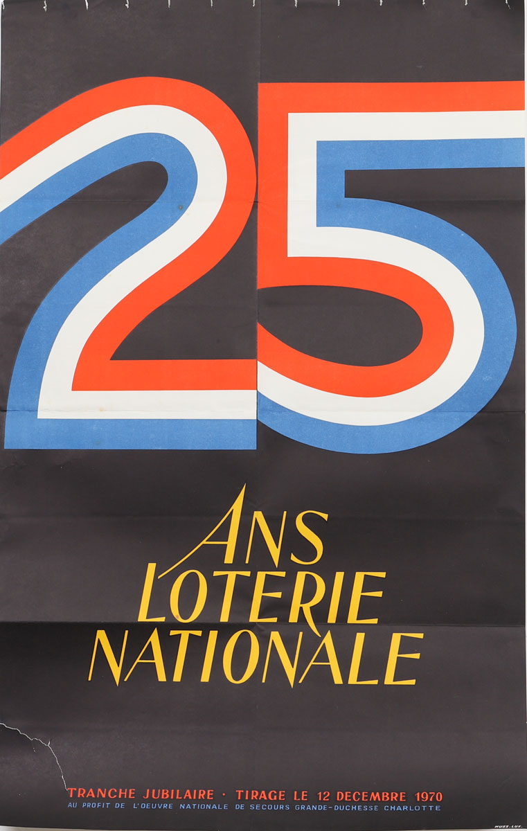 Poster Loterie Nationale - Luxembourg