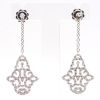 Boucles d'oreilles Baroque arabesque