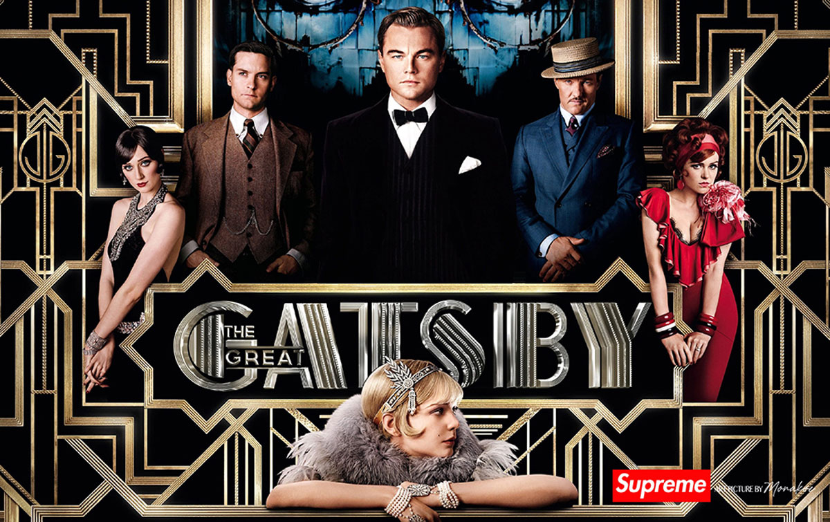 Gatsby 2, Supreme by Monakoe, Photo printed on glossy paper, Silver finish, framed, Photo size 44,5x28, Frame size 54,5x38 cm (white pass-through), edited in 5 copies