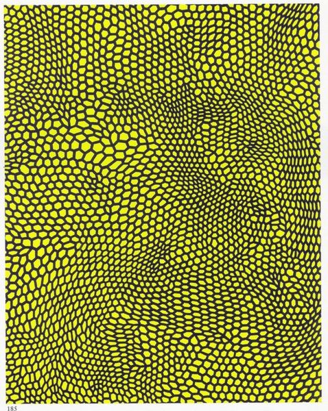 Infinity Nets (2000), Print, d'après Yayoi Kuzama, Épreuve en couleur signée sur papier Arches dans la planche, et cachet de l’éditeur numéroté sur 150, encadré avec certificat de l’éditeur, Dimensions 28x38 cm