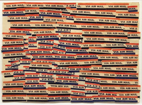 Air Mail, Print, d'après Yayoi Kuzama, Épreuve en couleur signée sur papier Arches dans la planche, et cachet de l’éditeur numéroté sur 150, encadré avec certificat de l’éditeur, Dimensions 28x38 cm