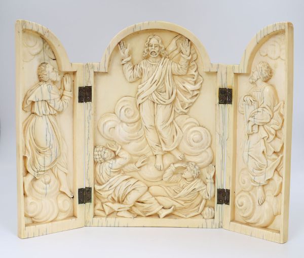 Rare ivory triptych 