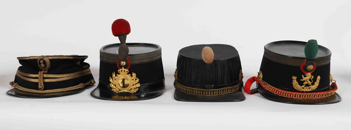 Set of Belgian Shakos and Kepi