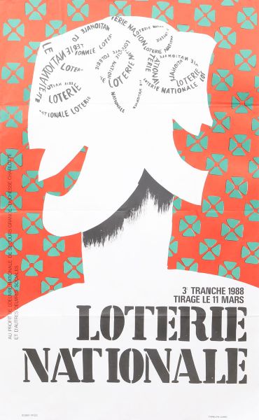 Affiche Loterie Nationale - Luxembourg