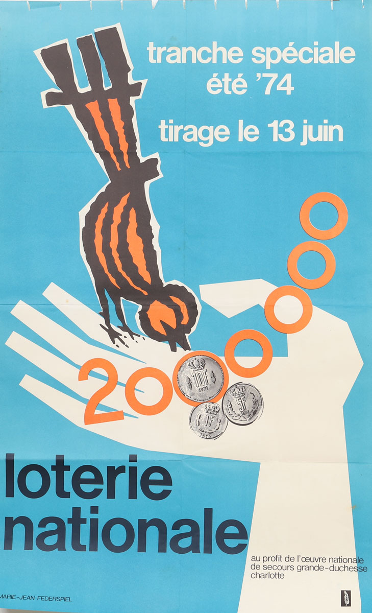 National Lottery Poster - Luxembourg