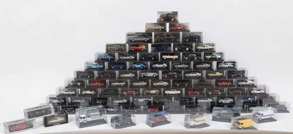 Importante collection de miniatures Mercedes-Benz