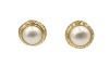 Mabe pearl earrings