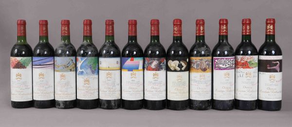 Verticale de Château Mouton Rothschild (x12)