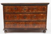 German chest of drawers inlaid 18th century 