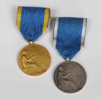 Set of two medals of the Union Grand Duke Adolphe