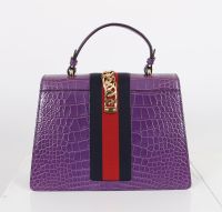 GUCCI - Sac Sylvie en Crocodile 