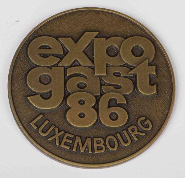 Médaille Expo GAST 86 Luxembourg